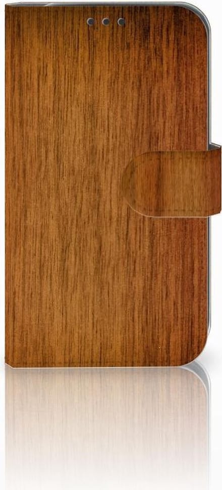 Samsung Galaxy Xcover 4 | Xcover 4s Book Style Case Donker Hout