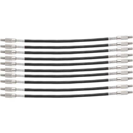10 Pièces 1/2 1/4 Cordier de Violon Corde de Cordier Fil d'Acier Accessoires de Rechange black