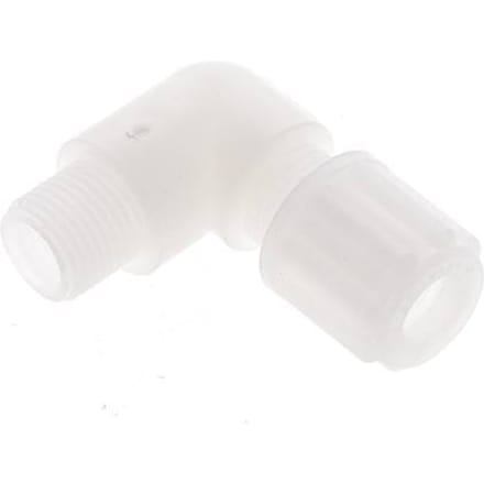 6x4mm & G1/8'' PVDF L-Vorm Knelfitting Buitendraad 10bar