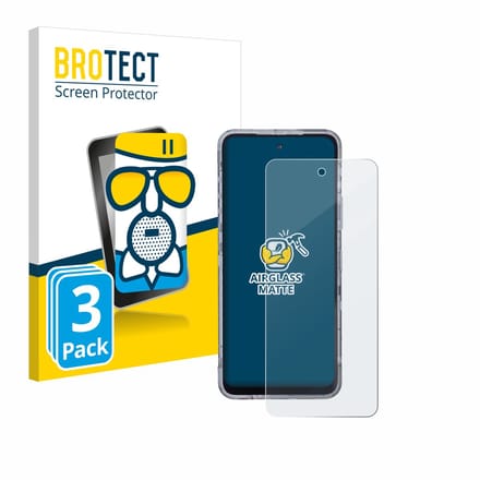 BROTECT - Screenprotector voor AGM X6 Phantom - Folie Beschermfolie Beschermglas matte 3 Stuks