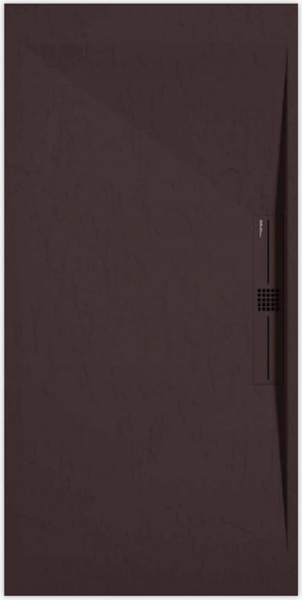 Sanifun douchebak Stone Side Chocolate Slate 1300 x 700 P