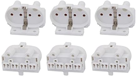 Fluorescent Lamp Holders 2G11 Base for Home and Office - Pack of 6