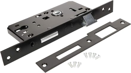 Insteekslot - Deurslot - Deuren Beveiligen - Rechts Draaiend - 90 x 63 mm - Zwart