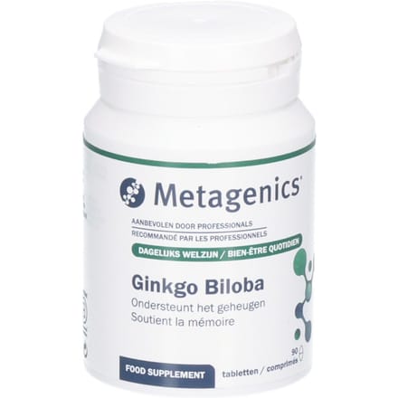 Ginkgo Biloba Tabl 90x60mg 1647 Metagenics