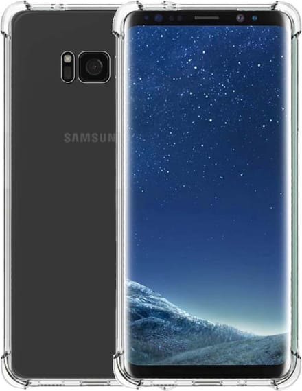 Smartphonica TPU Hardcase hoesje voor Samsung Galaxy S8 Plus shockproof transparant geschikt voor Samsung Galaxy S8 Plus