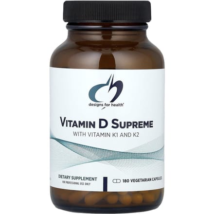 Supreme Vitamine D (met Vitamine K1 en Vitamine K2, 180 Veggie Capsules)
