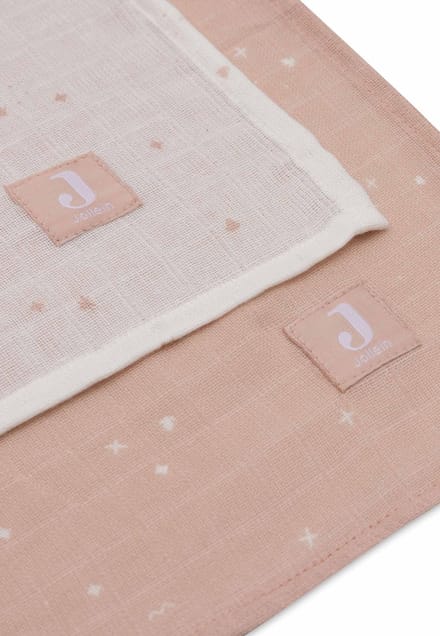 Jollein Hydrofiele Doek Large 115x115cm Twinkling Wild Rose (2pack)