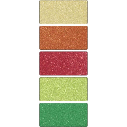 Glitterkarton Folia 50x70cm 300gr 5 vel oriental assorti