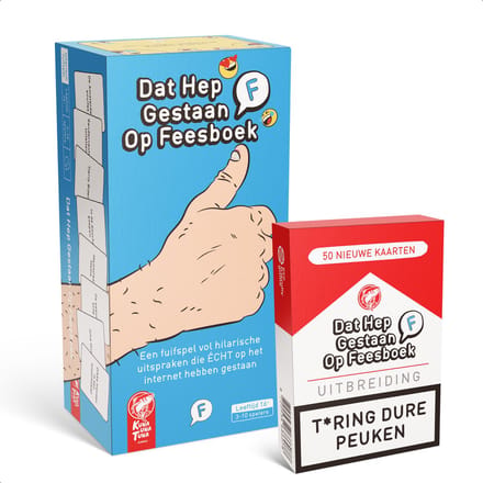 Dat Hep Gestaan Op Feesboek + T*ring Dure Peuken - COMBIDEAL