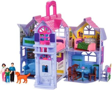Landelijk vouw poppenhuis Villa