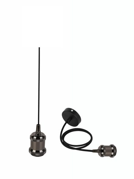Hanglamp Industrieel Zwart Pendel - Crius