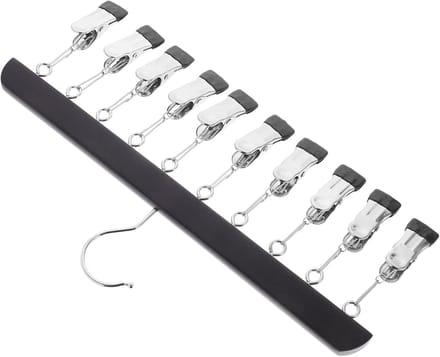 Famanu - Sokkendrogerrek met 10 clips, ideaal voor ondergoed en accessoires – Wit
