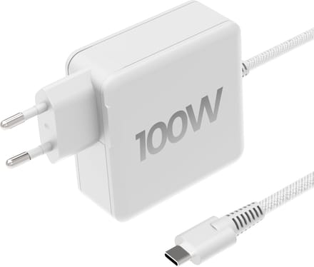 Phreeze 100W GaN USB-C Snellader - 1.8 Meter - Voedingsadapter geschikt voor MacBook Air, Pro, Dell XPS, Surface, iPhone, Samsung, iPad, Chromebook