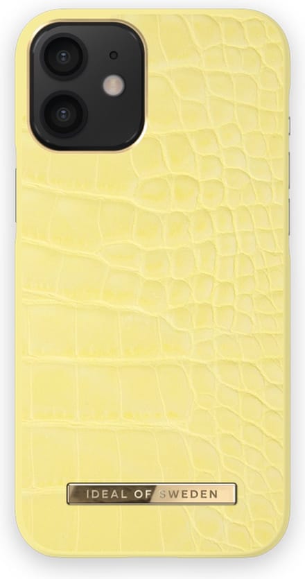 iDeal of Sweden Atelier Case Introductory voor iPhone 12 Mini Lemon Croco