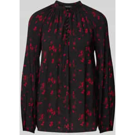 Blouseshirt met plooien, model 'VERSILLA'