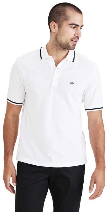 Dockers Original Korte Mouw Poloshirt Wit S Man