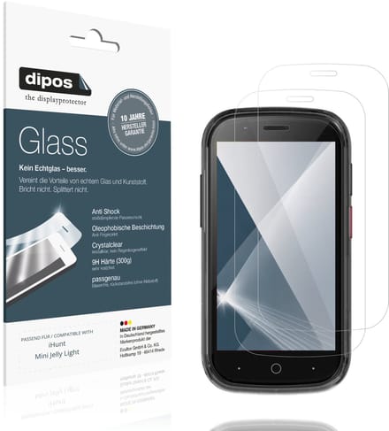 dipos – 2x Pantserfolie geschikt voor iHunt Mini Jelly Light | 9H Screenprotector