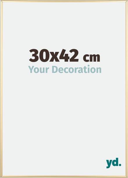 Your Decoration - Fotolijst 30x42 cm - Aluminium - Goud - Kent