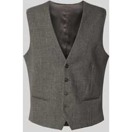 Regular fit bodywarmer met v-hals