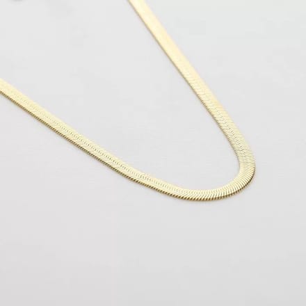 Michelle Bijoux Collier Glad (6 MM) Goud