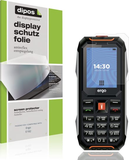 dipos – 4x Matte Beschermfolie geschikt voor Ergo E182 | Krasbestendige & antireflecterende Screenprotector Ultra-Thin