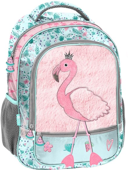 PASO Rugzak Flamingo - 38 x 28 x 15 cm - Polyester