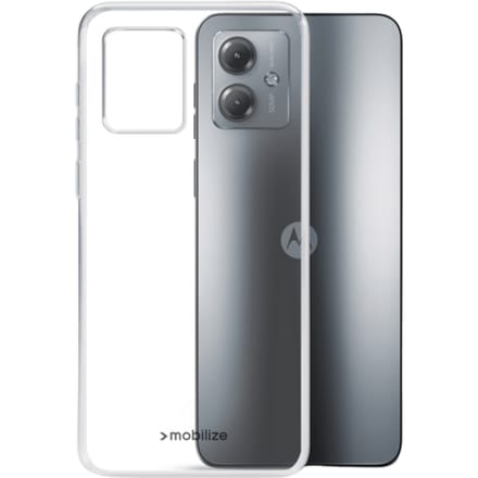 Mobilize Moto G14 Siliconen (TPU) Hoesje Transparant