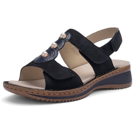 Sandalen met sleehak Ara -