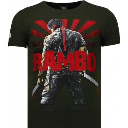 Local Fanatic Rambo shine rhinestone t-shirt