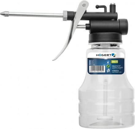 Högert Technik HT8G925 - Handmatige Oliekan - 250ml - Transparante Container - Ergonomisch