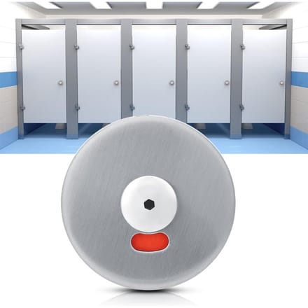 1 Set Privacy Deadbolt Grendel Indicerende Deurslot voor Badkamer WC Openbaar Toilet