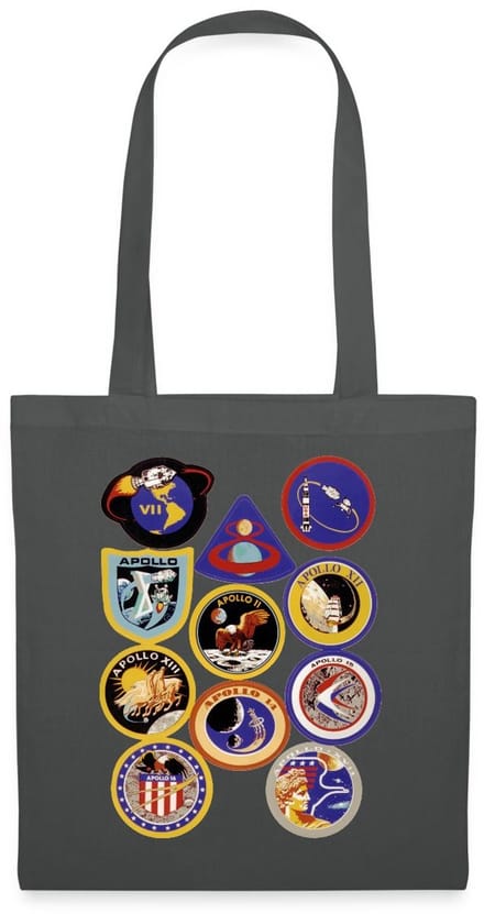 NASA Apollo-missie-insignes Tas Van Stof Schoudertas