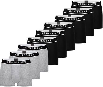 Schiesser Heren retro short / pant 9 pack 95/5 Organic Cotton