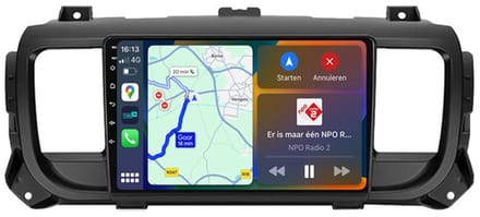 BG4U - Android Navigatie Radio geschikt voor Peugeot Expert en Citroen Jumpy met Apple Carplay en Android Auto