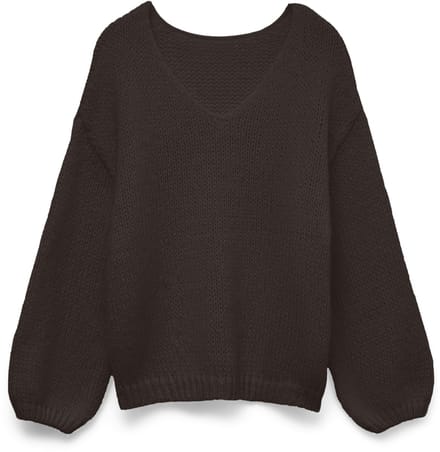 VERO MODA - VMMAYBE LS 2WAY V-NECK PULLOVER NOOS - Dames - Gebreide truien