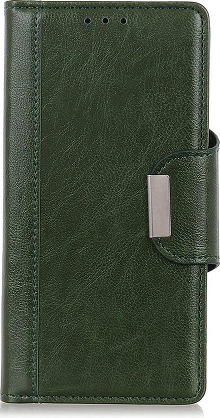 Hoesje geschikt voor iPhone 11 Pro Max - Bookcase - Pasjeshouder - Portemonnee - Kunstleer - Donkergroen
