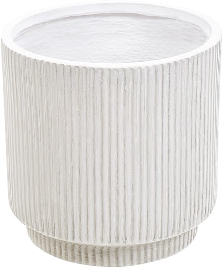 DARIA - Bloempot - Gebroken wit - 30 cm - Kleivezels