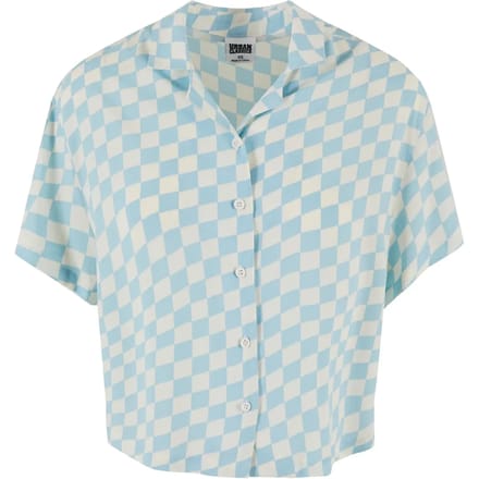 Urban Classics - Viscose Resort Blouse - XS - Blauw