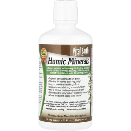 Humusmineralen, 946 ml(32 fl oz) white