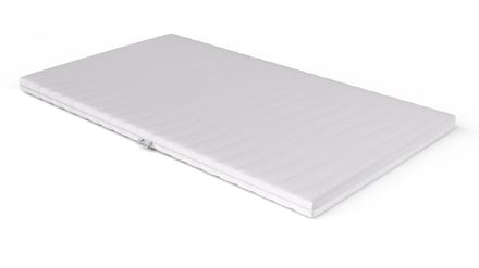 Toros Bedden® Luxe Topmatras 90x200x9 – Afritsbare & Wasbare Hoes – Wit – Premium Slaapcomfort