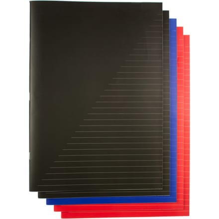 Kangaro Schrift - A4 - lijn - 80 pagina's - 60 grams - assorti - 5 stuks