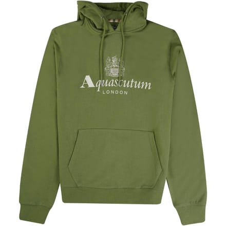 Aquascutum Active Big Logo Groene Hoodie