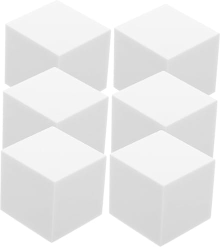 Schuim Kubussen - Knutselmateriaal - Creatief Knutselen - Lichtgewicht Materiaal - 5x5x5 cm - Wit