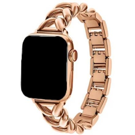 2+1 | Apple Watch Bandje Lisa - Staal - Rose Goud