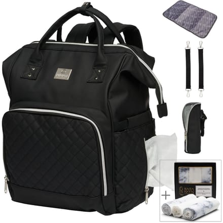 MIMMTI® 2.0 Leren Luiertas Bundel
