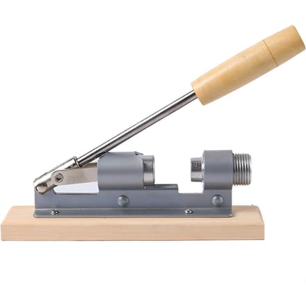 Pecannotenkraker, mechanisch, verstelbaar ontwerp, hout, roestvrij staal, walnoottang, opener gray