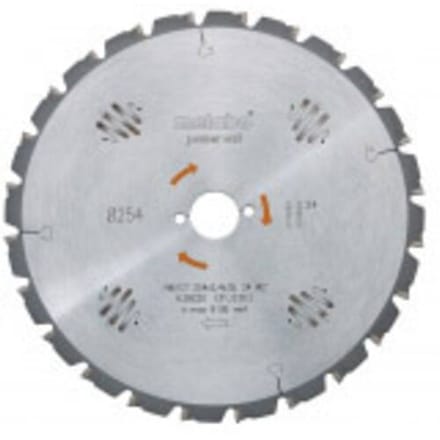 Metabo 628025000 Cirkelzaagblad 254 mm 1 stuk(s)