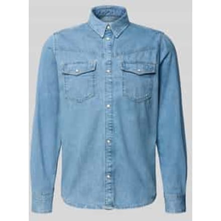 Regular fit jeanshemd van puur katoen model 'BROOKS'