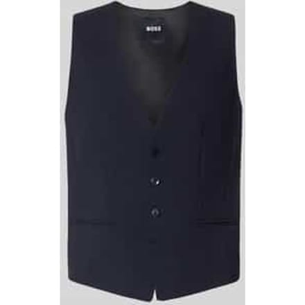 Regular fit gilet van scheerwolmix