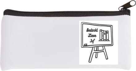 Akyol - bedankt lieve juf Etui - Juf - juf - leraar - 20 bij 9 cm